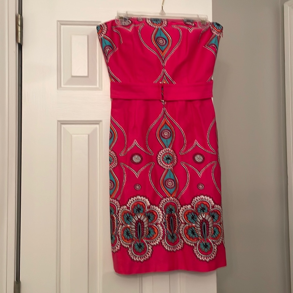 Laundry Strapless Pink Dress